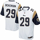 Nike Men & Women & Youth Rams #29 Dickerson White Team Color Game Jersey,baseball caps,new era cap wholesale,wholesale hats